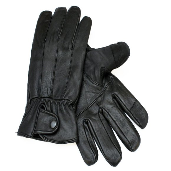 Touch Screen Genuine Sheep Skin Leather Gloves - Picture 2 of 5